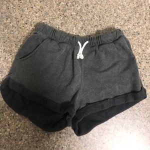 H&M Women's Medium Grey Cotton Shorts Divided